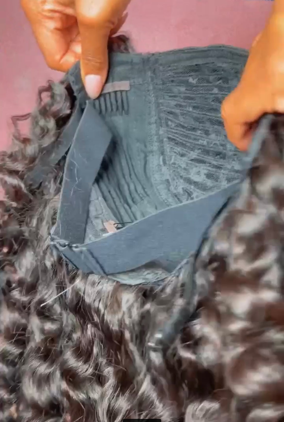 Kinky Straight Half Wig (READY TO WEAR)